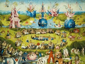 Kunstreproductie De Tuin der Lusten, Hieronymus Bosch