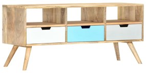 vidaXL Tv-meubel 110x35x48 cm massief mangohout