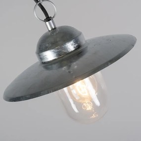 Industriële hanglamp zink IP44 - Munich