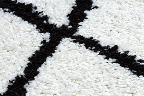 Tapijt, Vloerbekleding BERBER CROSS wit - voor keuken, naar de gang