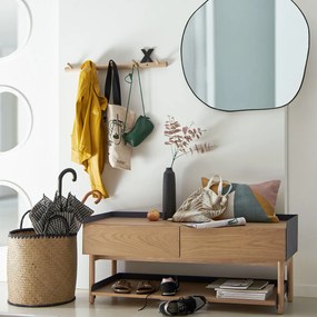 Organische vorm spiegel, lengte 80 cm, hoogte 80 cm, ORNICA