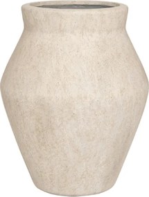 Pot Fleuri High Travertine Beige
