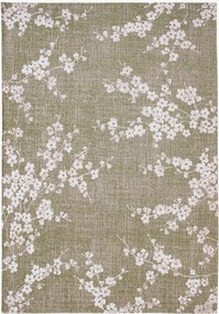 Wasbaar jacquard in- & outdoor vloerkleed Sakura
