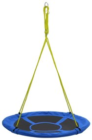 vidaXL Schommel 100 kg 110 cm blauw