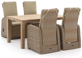 Intenso Umbria/ROUGH-S 160cm dining tuinset 5-delig verstelbaar