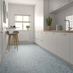 Jabo Premium Koko wandtegel 15x5cm lichtblauw mat