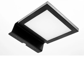 Spiegellamp Boss & Wessing Square 10x10 cm Aluminium Mat Zwart