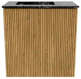 Mondiaz Joya DLux 40cm toiletmeubel oak met wastafel faye links 1 kraangat lava