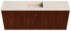 Mondiaz Joya DLux 100cm toiletmeubel ruby met wastafel faye midden 1 kraangat meli