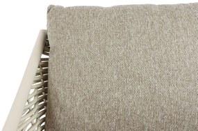 Stoel en Bank Loungeset 5 personen Aluminium/Wicker Taupe  Apple Bee Milou