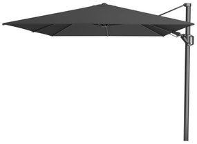 Platinum Challenger rechthoek Zweefparasol T2 Premium - 3,5 x 2,6 m. - Faded black