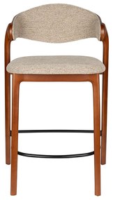 Dutchbone Babington Vintage Barkruk Walnoot