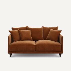 Compacte fluwelen chenille bank, Lazare