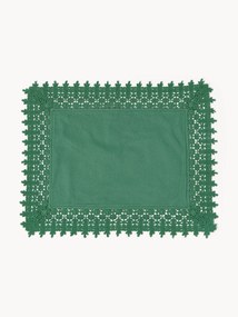 Placemats Flavia met kantafwerking, 2-delig