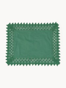 Placemats Flavia met kantrand, 2 stuks