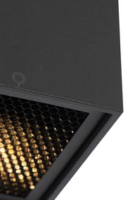 Smart Design Spot / Opbouwspot / Plafondspot zwart incl. WiFi GU10 - Qubo Honey Design GU10 vierkant Binnenverlichting Lamp