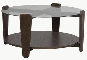 Ronde salontafel Arran van eikenhout