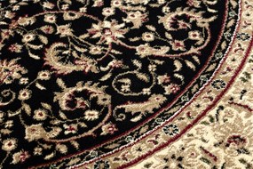 Tapijt ROYAL ADR  Ovaal patroon 521 zwart