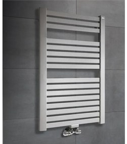 HR Badmeubelen Base Designradiator - 56.5x6.6x121cm - middenaansluiting - 572 Watt - wit glans 74022401