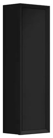 Saniclass Prime Core Hoge Kast - 120x34.5x34.5cm - 1 deur - mat zwart - MDF 88486
