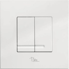 Ben Nemano Bedieningspaneel 16x16 cm glans wit voor Ben BPF en BPSF