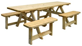 Picknicktafel Belfast XL 240 - Open instap