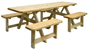 Picknicktafel Belfast XL 240 - Open instap