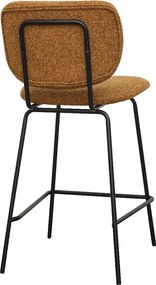 Moderne Barkruk Okergeel Boucle
