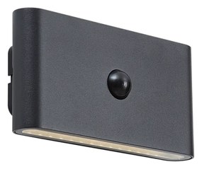 Wandlamp zwart 4-stap sensor magnetisch incl. LED oplaadbaar - Batt