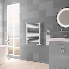 Eastbrook Biava multirail handdoekradiator 60x70cm 438W wit mat