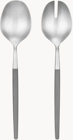 Saladebestek Maxime Sharkskin, 2-delig