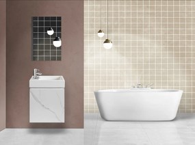 SaniGoods Mikado fontein onderkast marmer 40x22.3x50cm wit