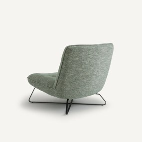 Fauteuil in getextureerde stof, Helma