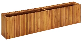 vidaXL Plantenbak verhoogd 200x30x50 cm massief acaciahout