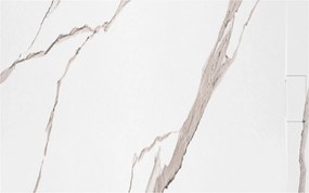 Douchebak Rea Bazalt CARRARA WHITE 90x120