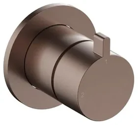 Hotbath Ace Afbouwdeel - 2-weg omstel - Geborsteld Koper PVD AC111EXTBCP