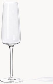 Mondgeblazen champagneglazen Ellery, 4-delig