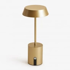 Draadloze Led-buiten Tafellamp Uliana Goud - Sklum