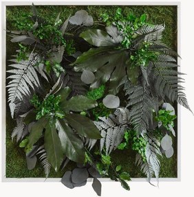 Handgemaakt jungle design wanddecoratie Tropic, ingelijst