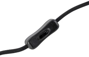 Moderne tafellamp zwart zonder kap - Simplo