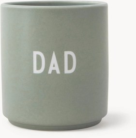 Design beker Favourite DAD/LOVE met opschrift op de voor- en achterzijde