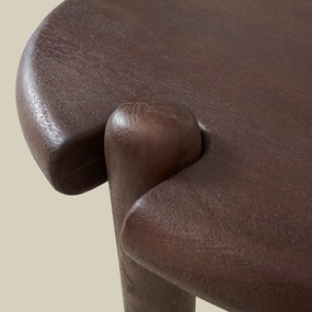 Ronde Design Salontafel Hout 80 Cm - 80 X 80cm.
