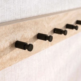 Kapstok Travertin En Brons 8 Haken