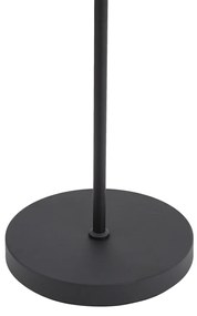 Moderne vloerlamp zwart incl. LED 3-staps dimbaar oplaadbaar - Statler