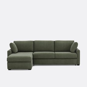 Comfort Bultex® corduroy hoekbank Timor