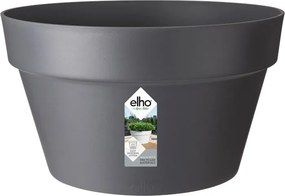elho onderschotel Loft Urban 35 - Antraciet (Zwart) - Diameter 35 x H 20 cm