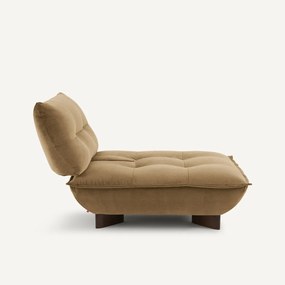 Modulaire fauteuil in linnen fluweel, KAORI