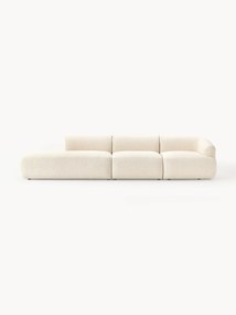 Modulaire XL chaise longue Sofia van bouclé stof