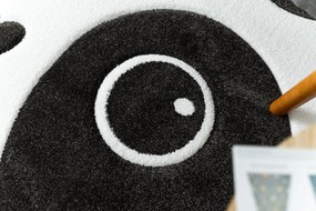 Tapijt PETIT PANDA ROND wit