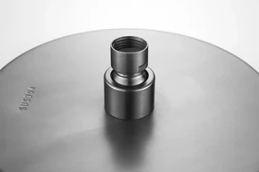 Saniclear Vision ronde douchekop 20cm verouderd ijzer - gunmetal